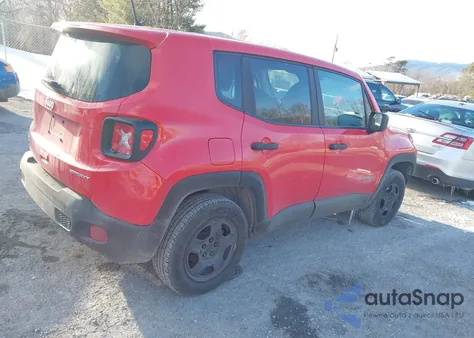 2018 Jeep Renegade Sport 4X4 from USA, damaged, VIN ZACCJBAB9JPJ57458